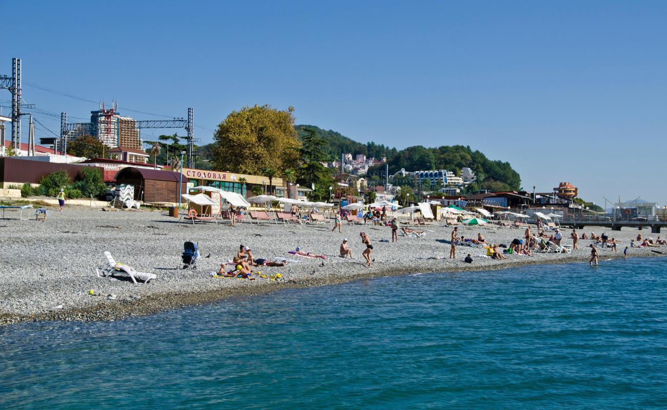 Photo de Dagomys beach avec caillou gris de surface