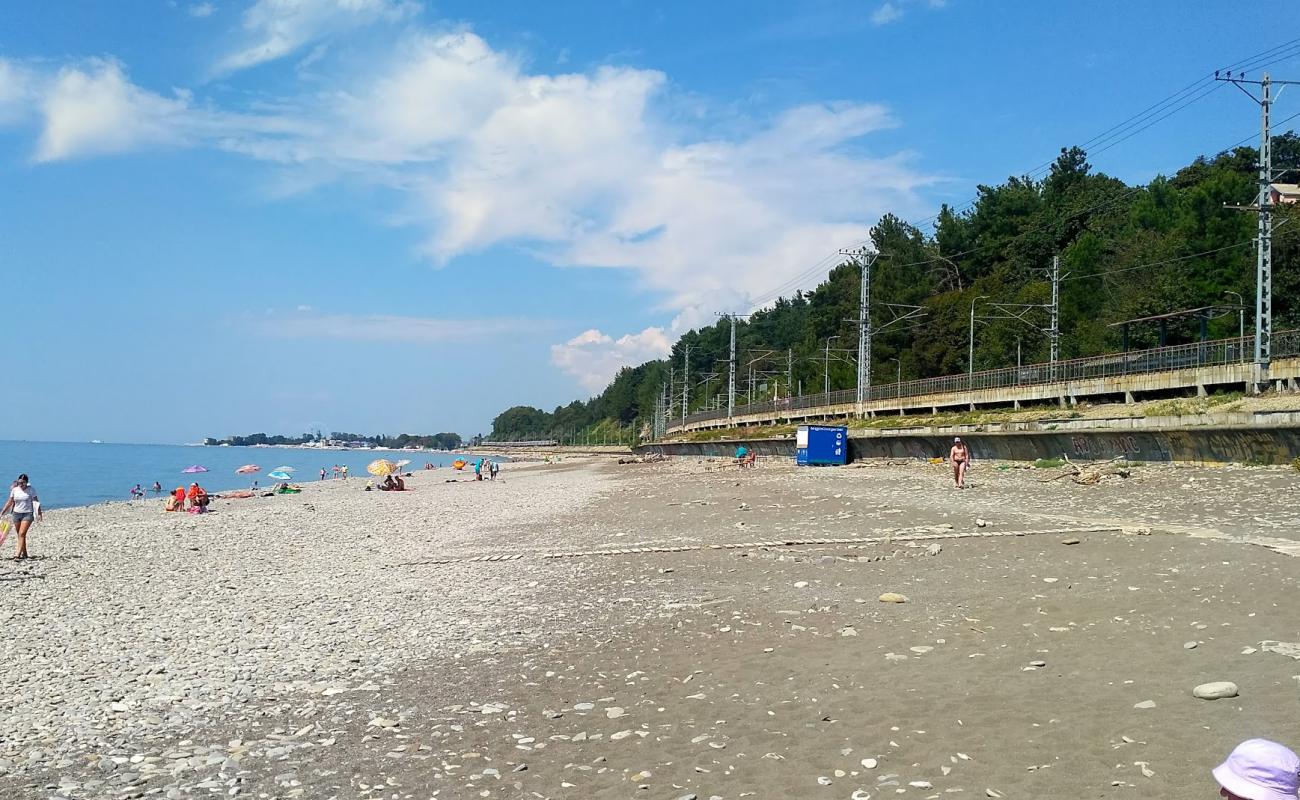 Photo de Thessaloniki beach avec caillou gris de surface