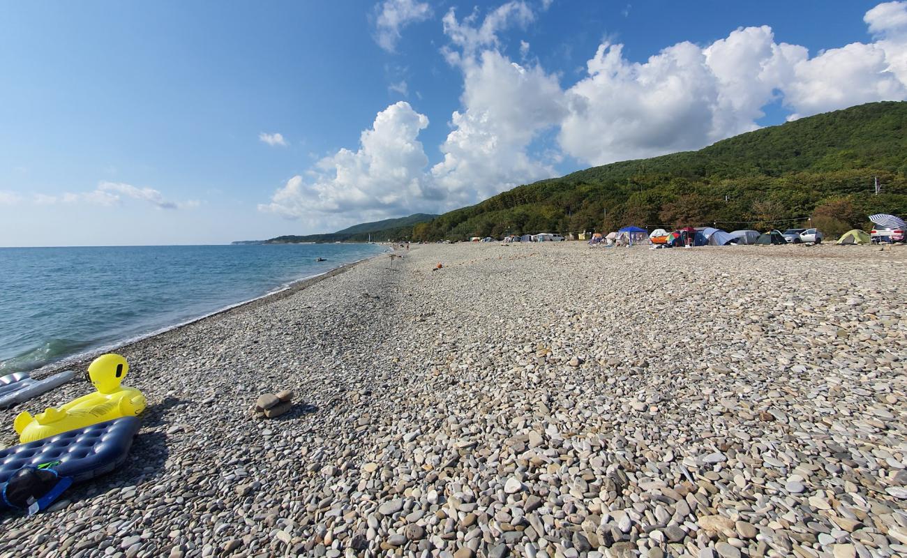 Photo de Ashe beach avec caillou gris de surface