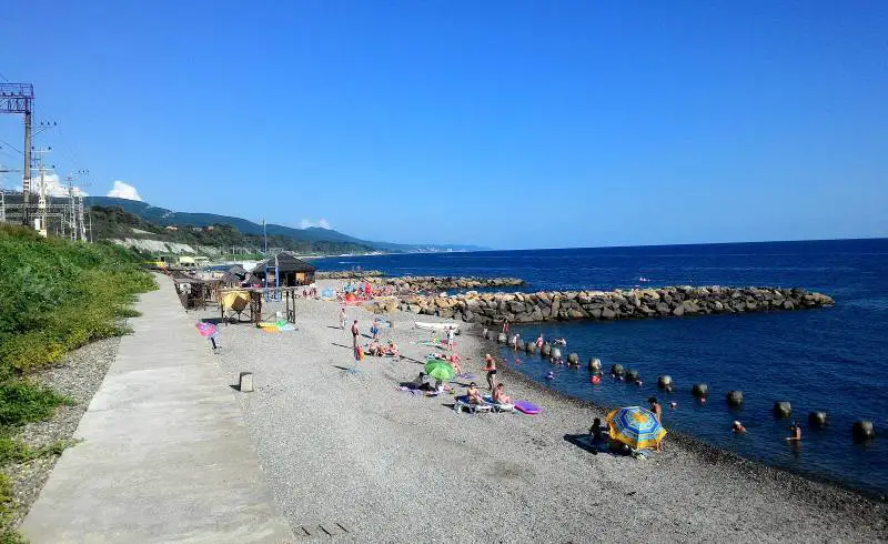 Photo de Makopse beach avec galets gris de surface