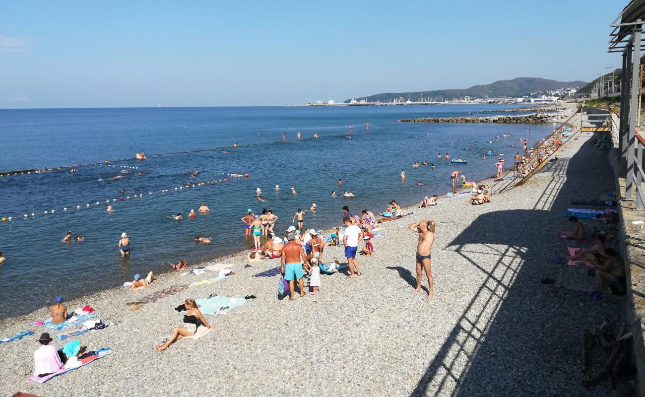 Photo de Vesna beach avec caillou gris de surface