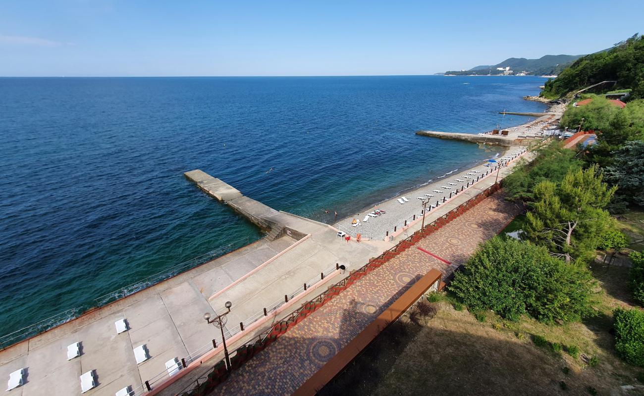 Photo de Avtotransportnik beach avec caillou gris de surface