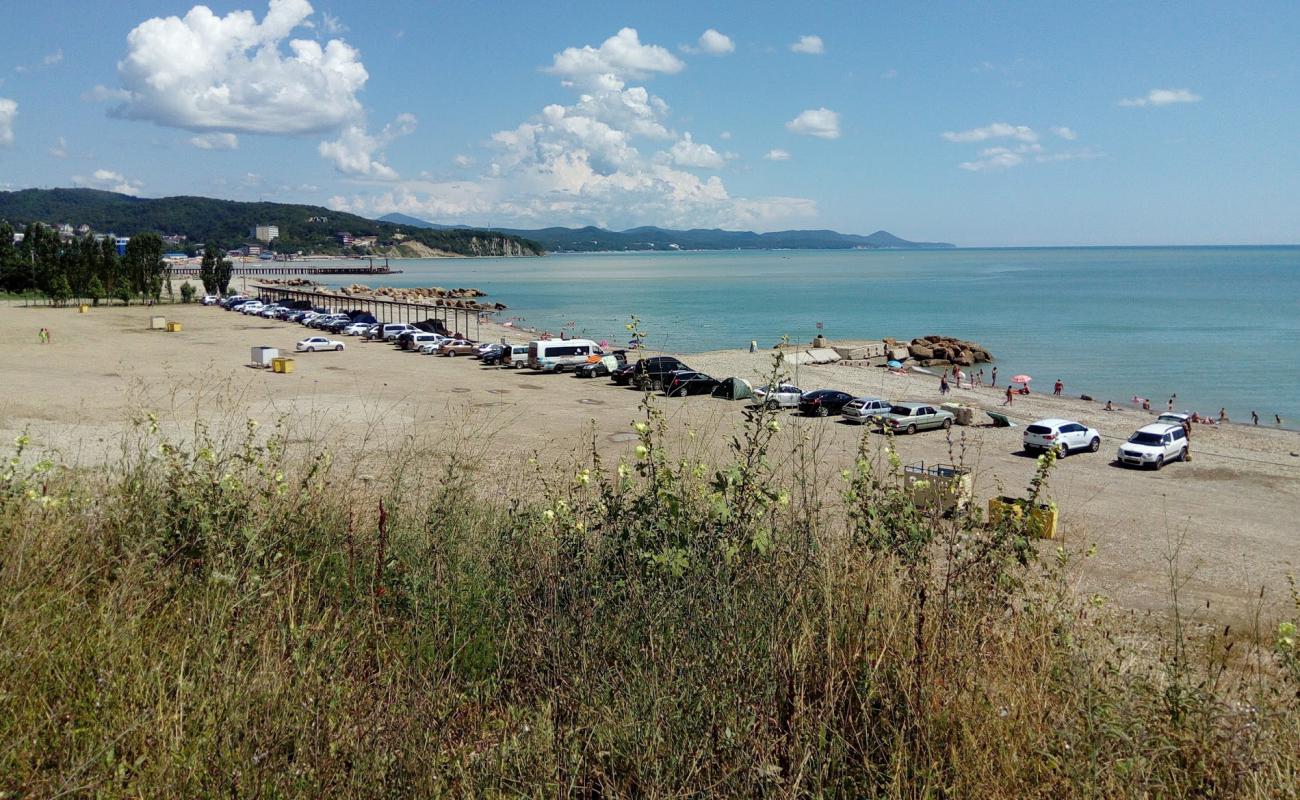 Photo de Morskaya Volna beach avec caillou gris de surface