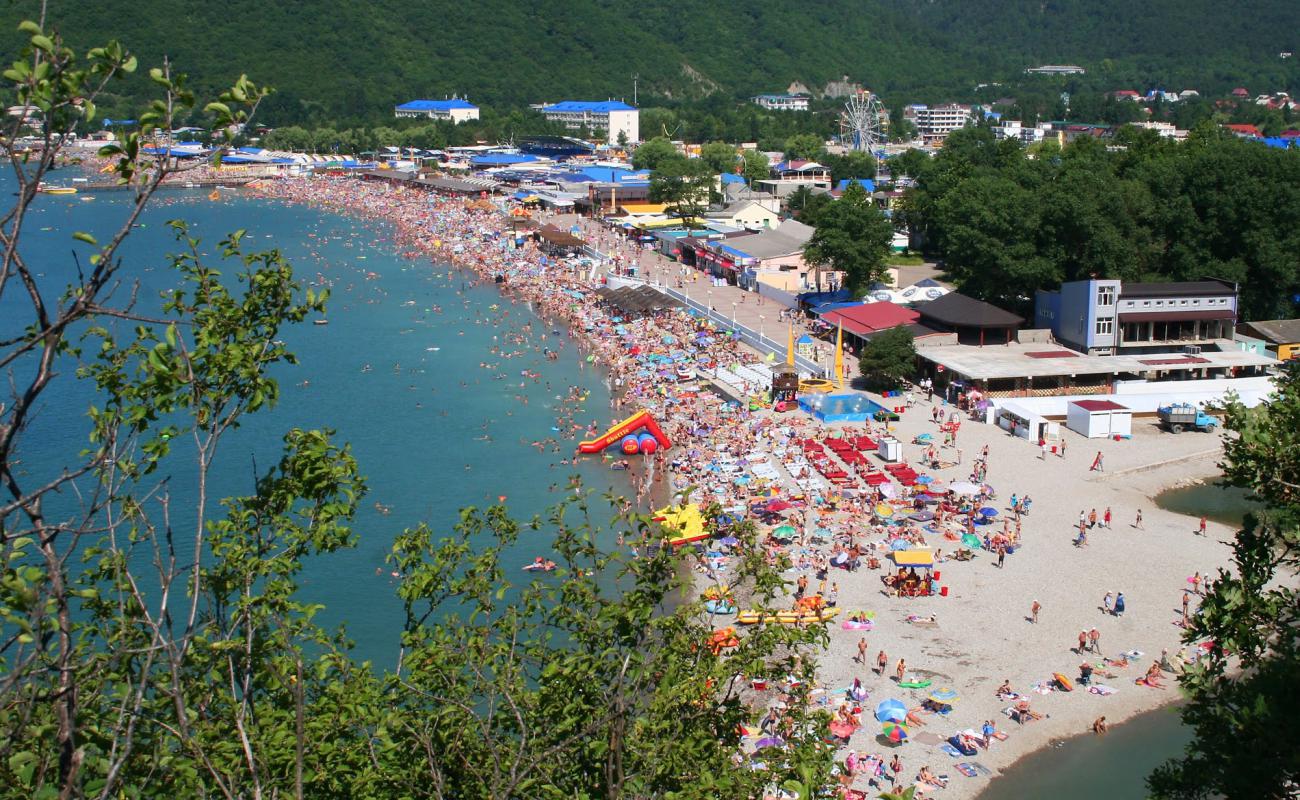 Photo de Arkhipo-Osipovka beach avec caillou gris de surface