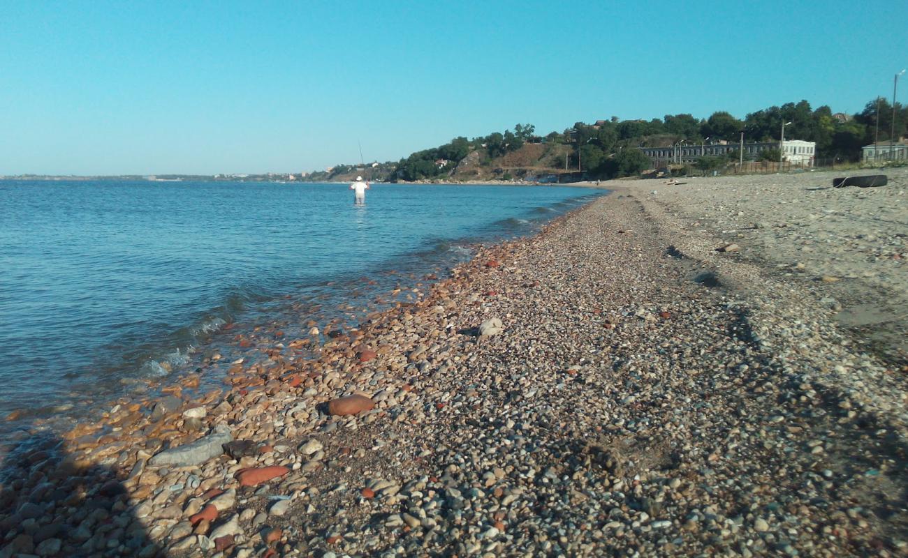 Photo de Sobachiy Plyazh avec sable beige & pierres de surface