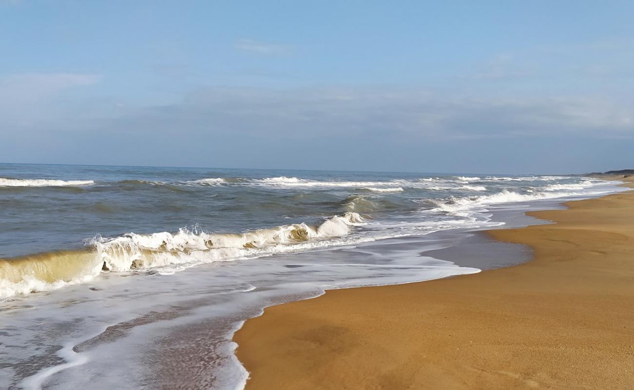 Photo de Olimp Beach avec sable lumineux de surface