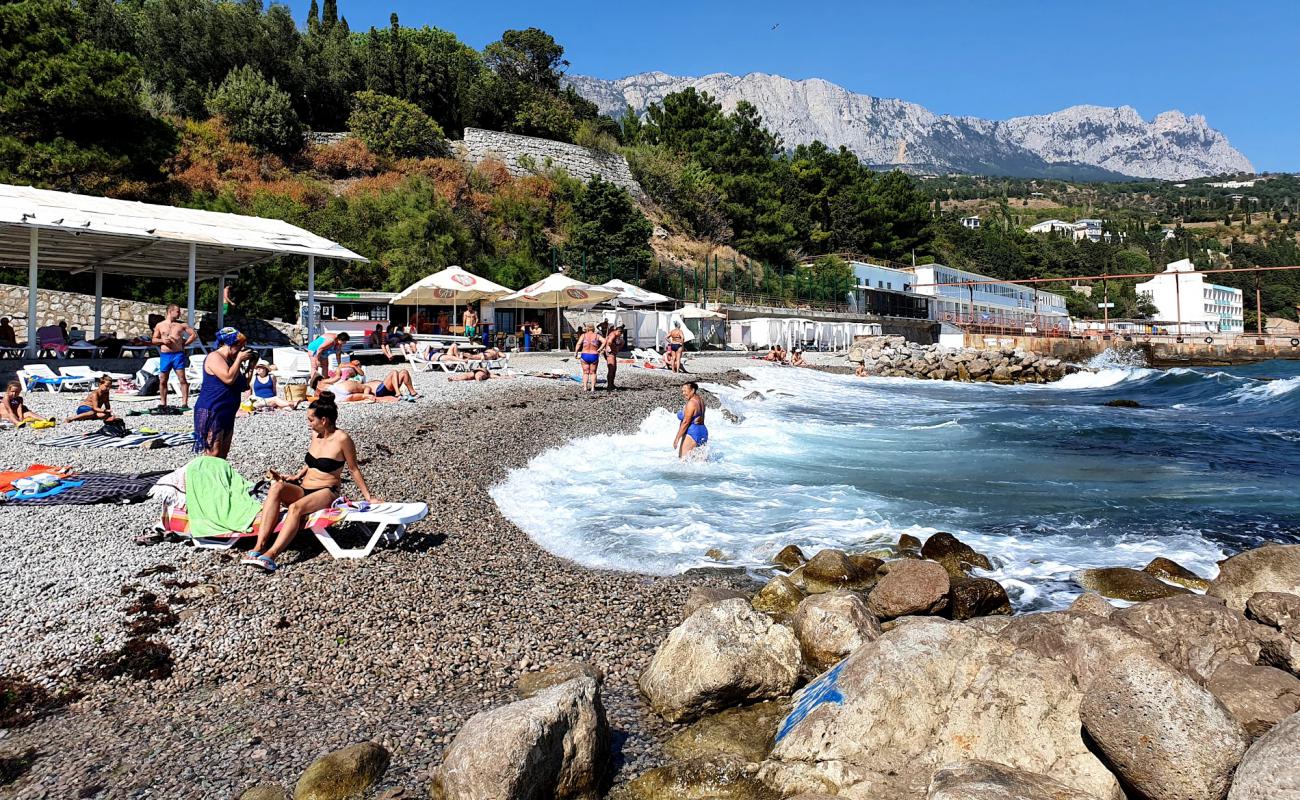 Photo de Naryshkinsky beach avec caillou gris de surface