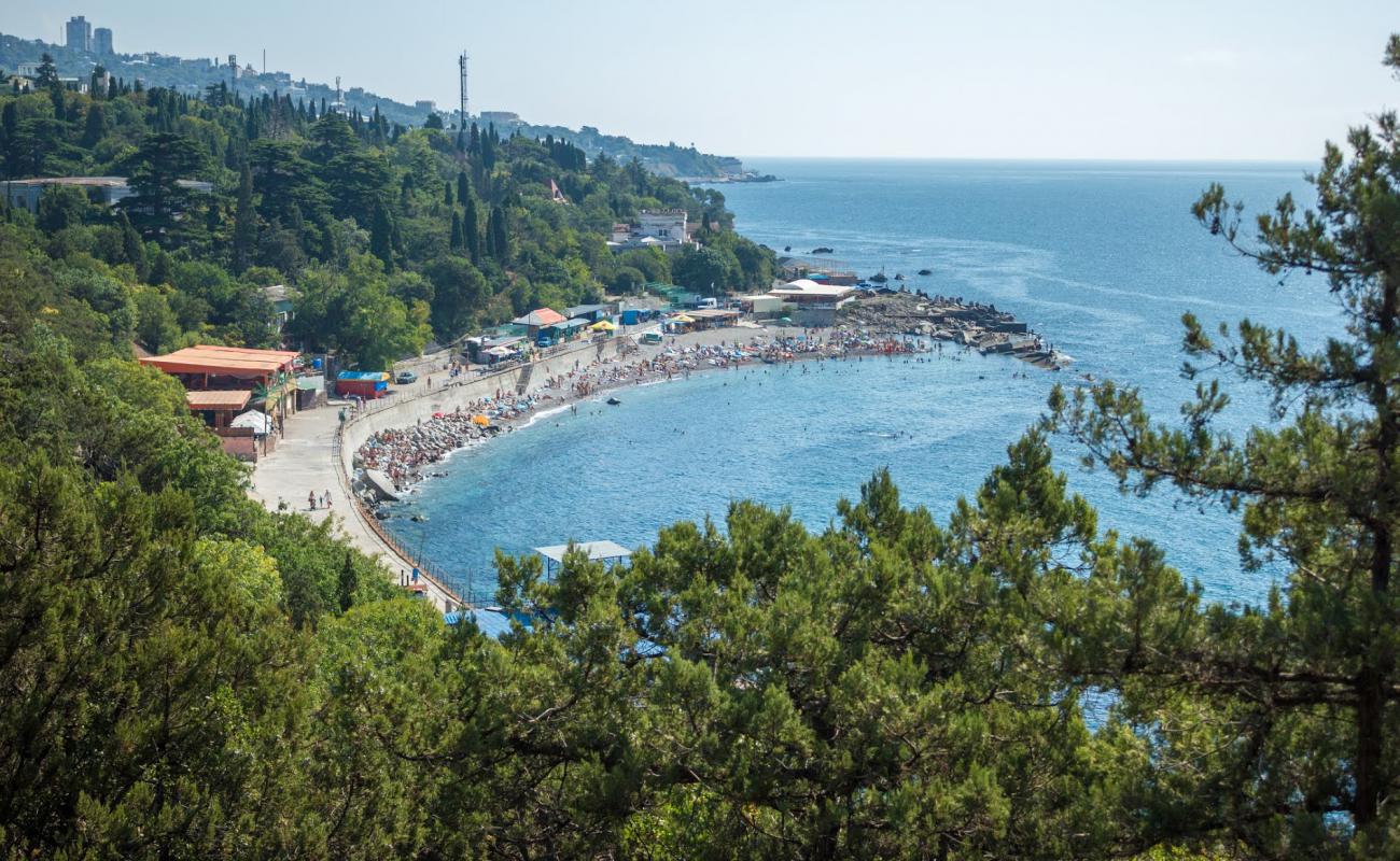 Photo de Simeiz beach avec caillou gris de surface