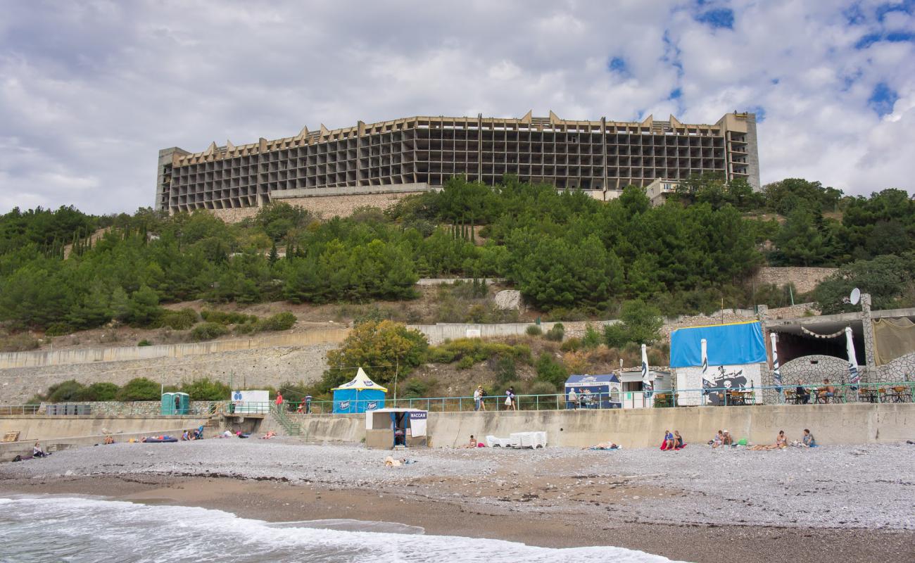 Photo de Katsiveli beach avec caillou gris de surface