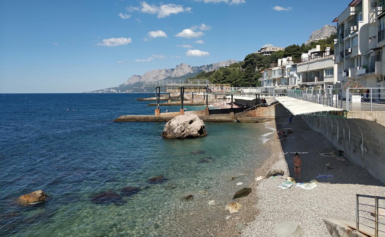 Photo de Parkovoe beach avec caillou gris de surface