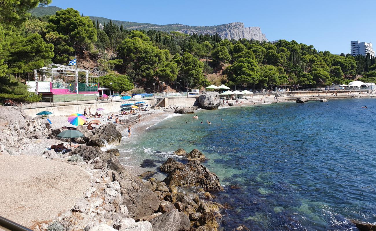 Photo de Foros Park beach avec caillou gris de surface