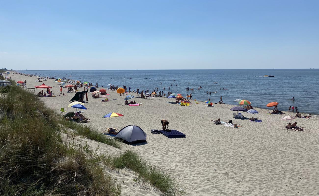 Photo de Mechnikovo Beach avec sable lumineux de surface