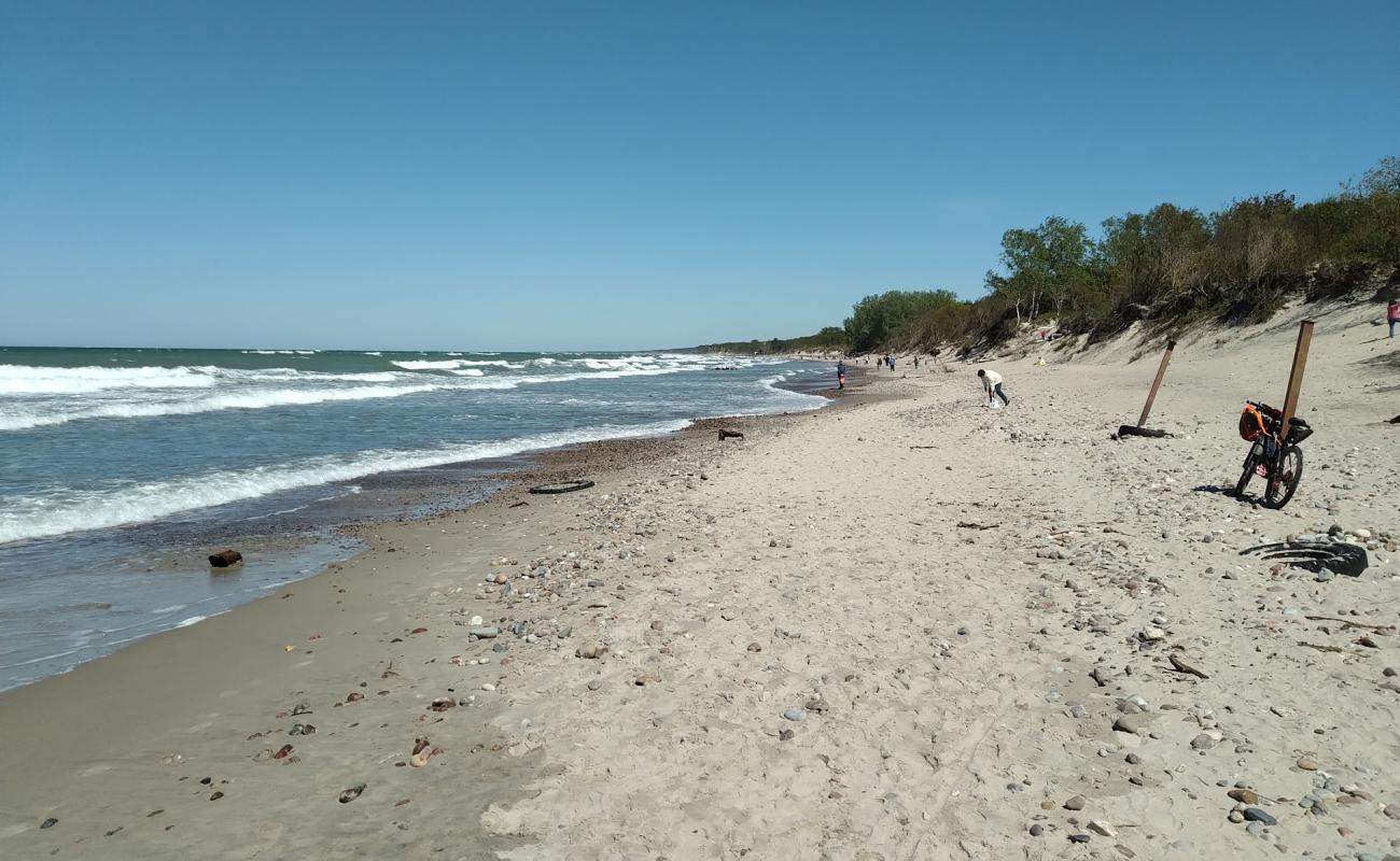 Photo de Skovorodka beach avec sable lumineux de surface