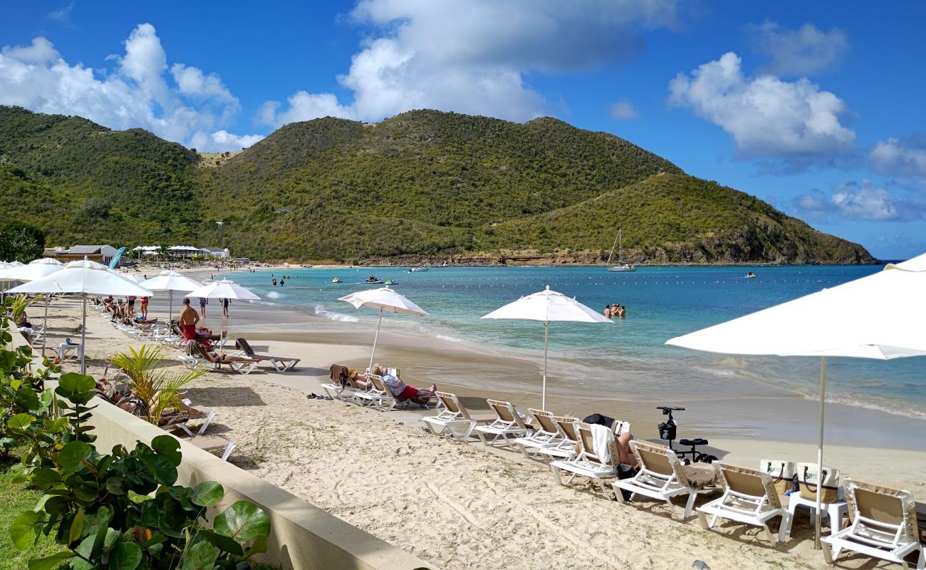 Photo de Plage Secrète avec sable fin et lumineux de surface