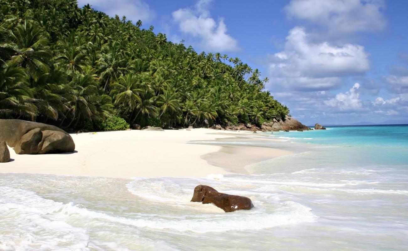 Photo de Plage Anse Victorin avec sable blanc de surface