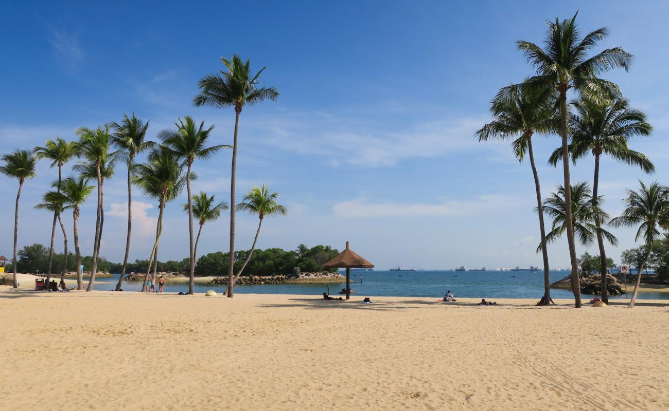 Photo de Palawan Beach avec sable lumineux de surface