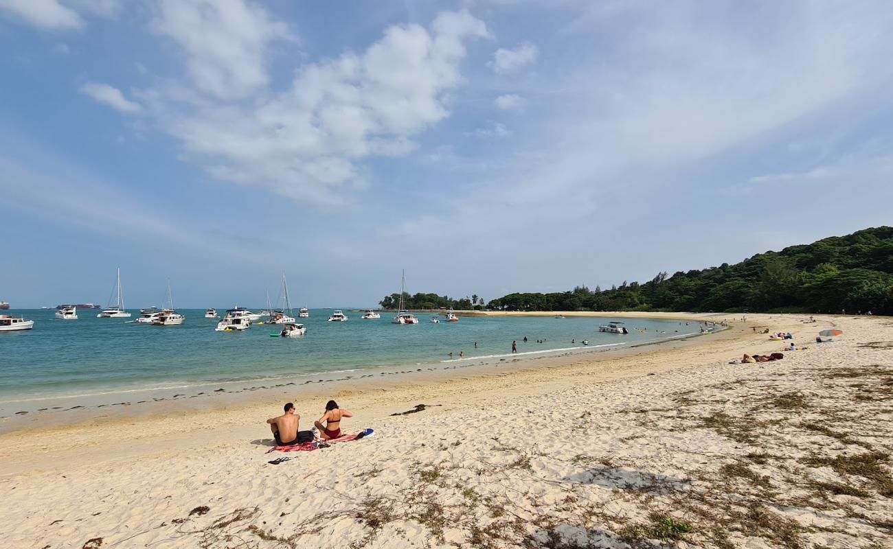 Photo de Lazarus Island Beach avec sable lumineux de surface