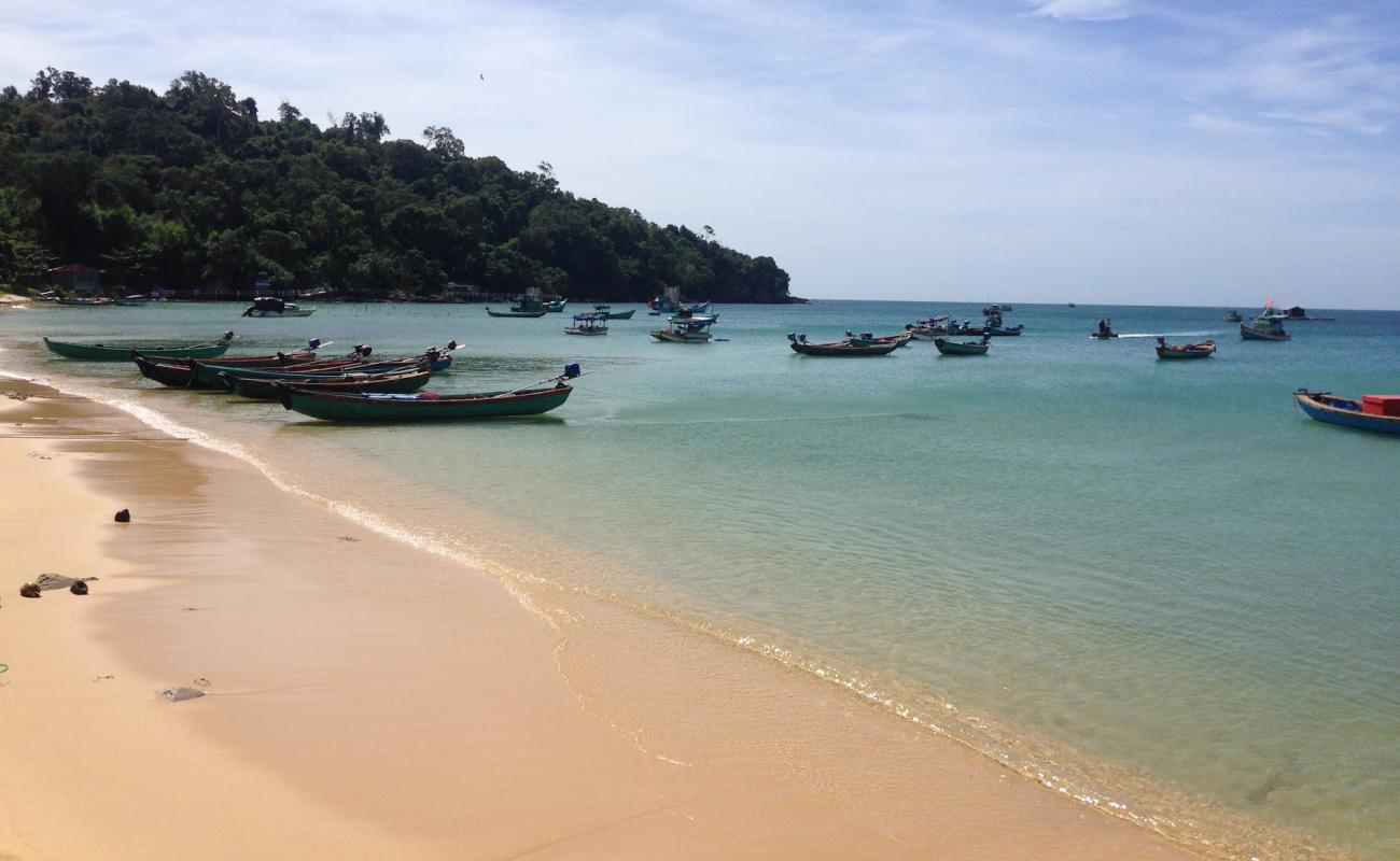 Photo de Ganh Dau Beach avec sable beige de surface