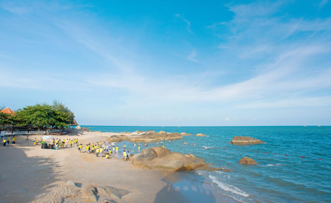 Photo de Pearl Beach avec sable lumineux de surface