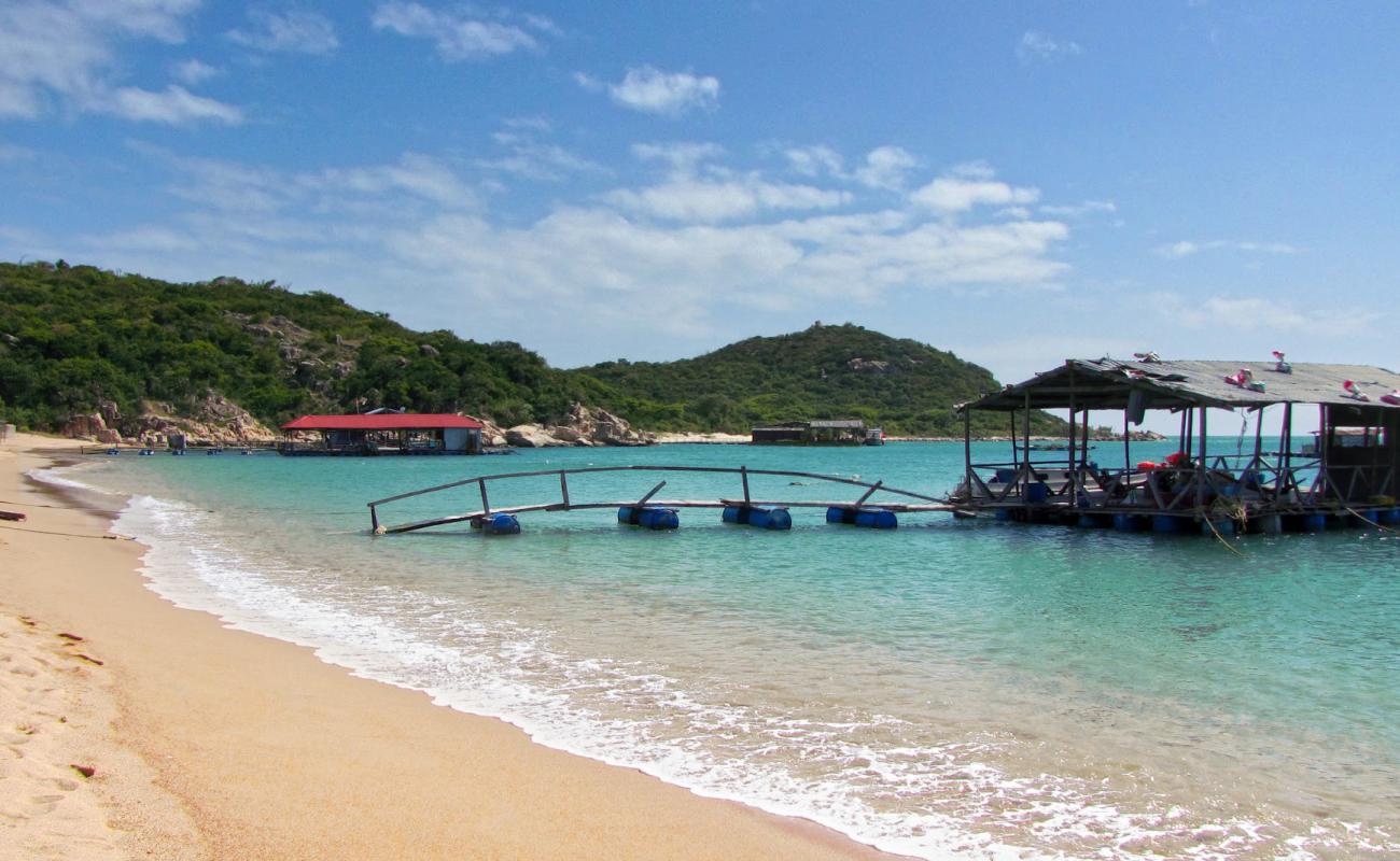 Photo de Vinh Hy Beach avec sable lumineux de surface