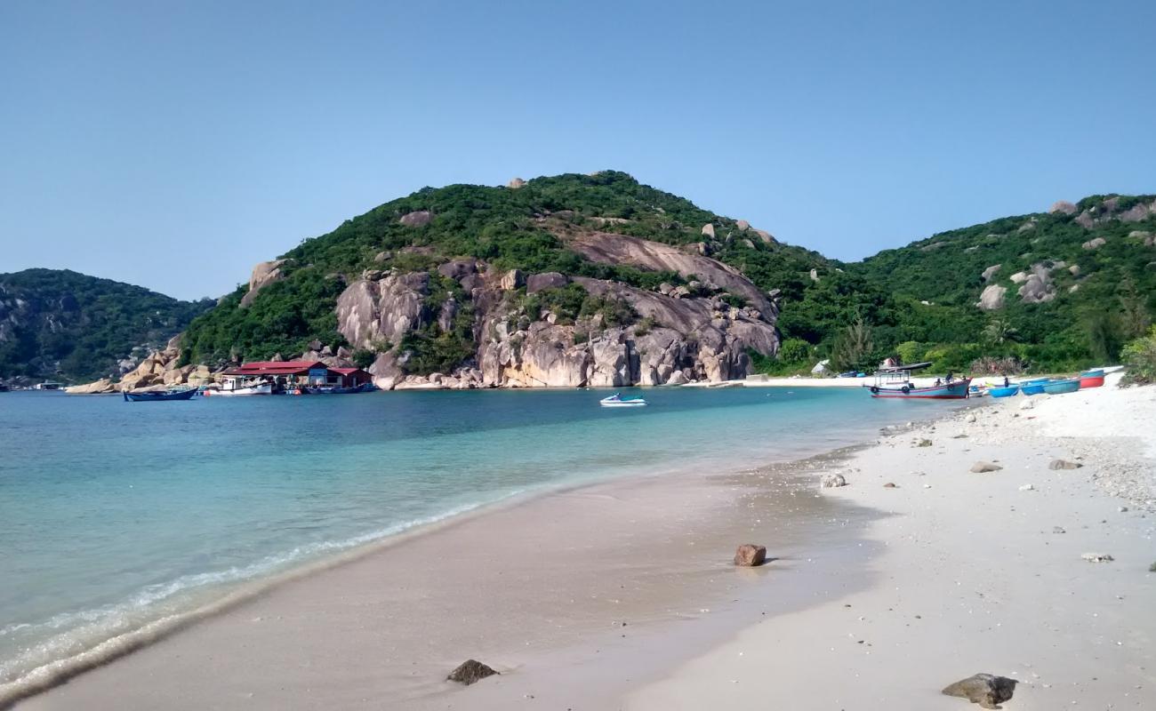 Photo de Bai Nha Beach avec caillou fin clair de surface