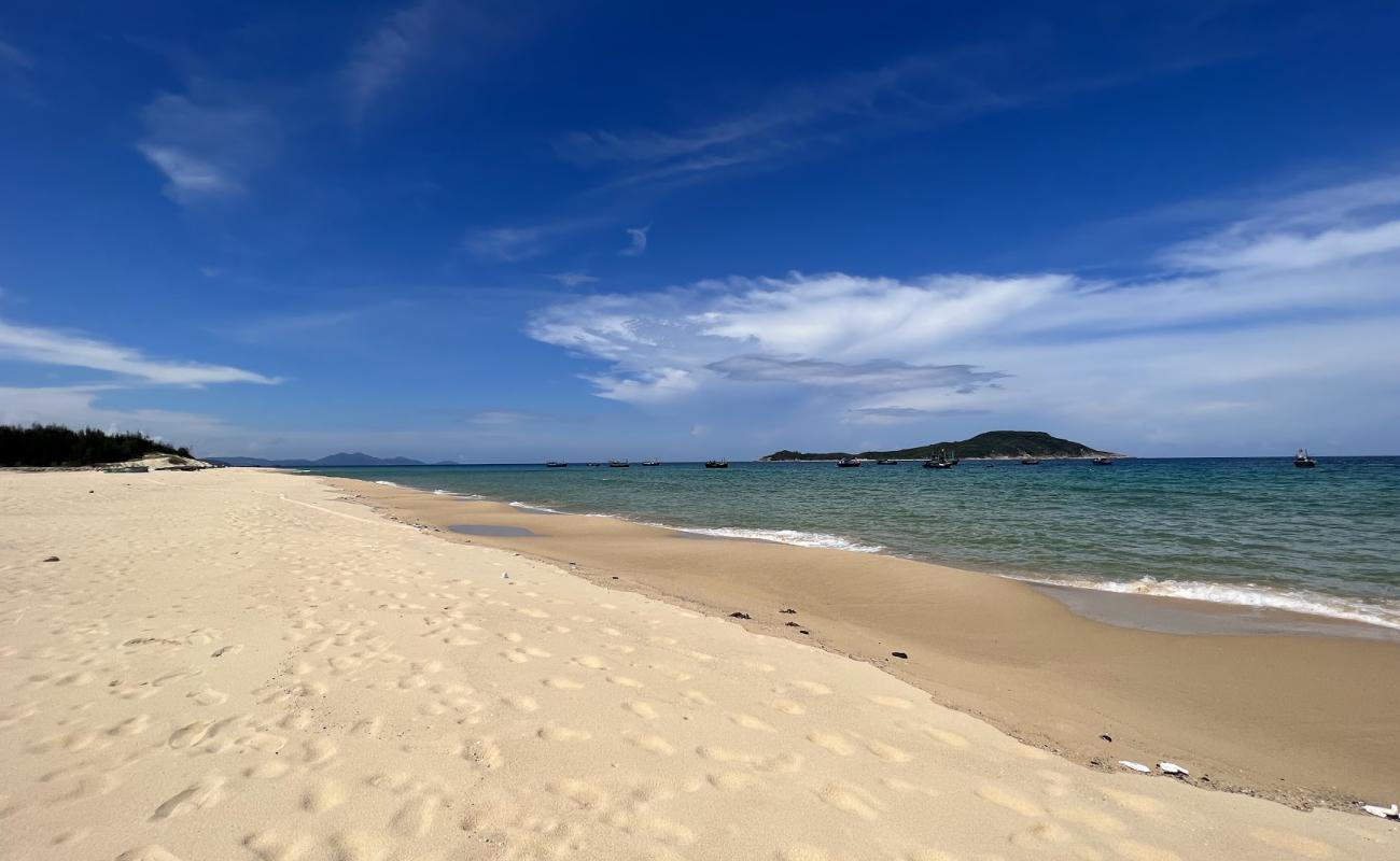 Photo de An Hai Beach avec sable beige fin de surface