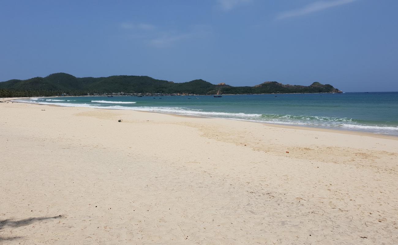Photo de Bay Hoa Beach avec sable beige de surface