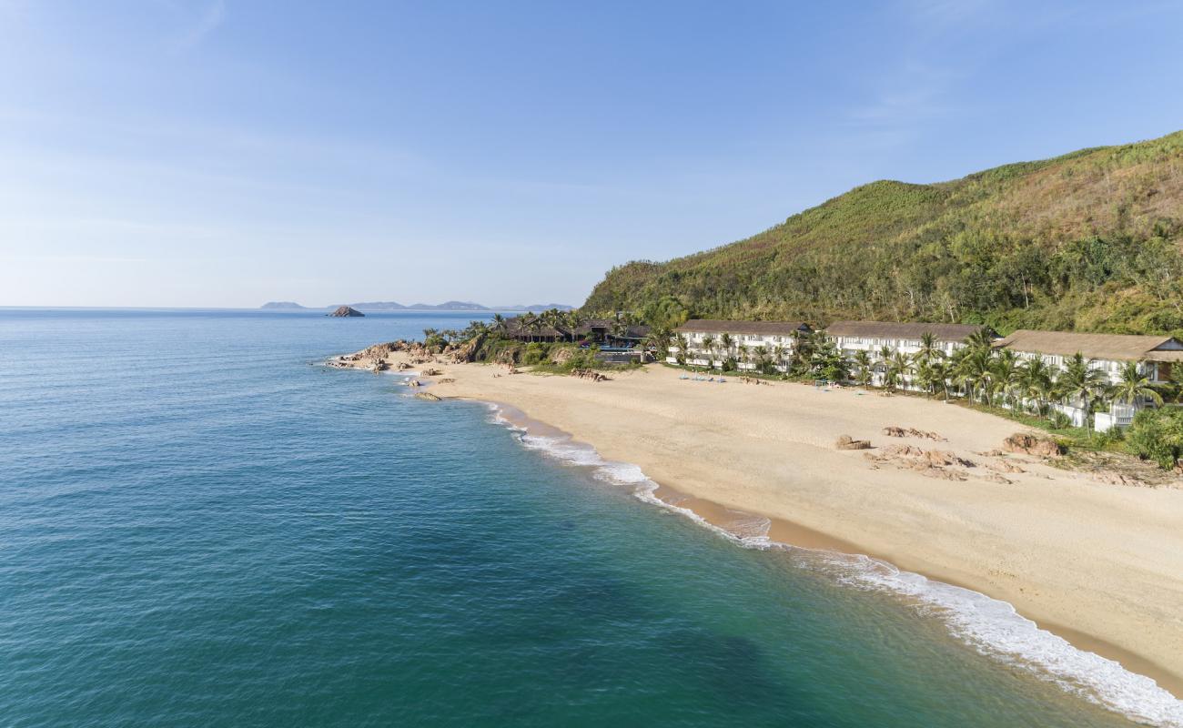 Photo de Bai Xep Beach avec sable lumineux de surface