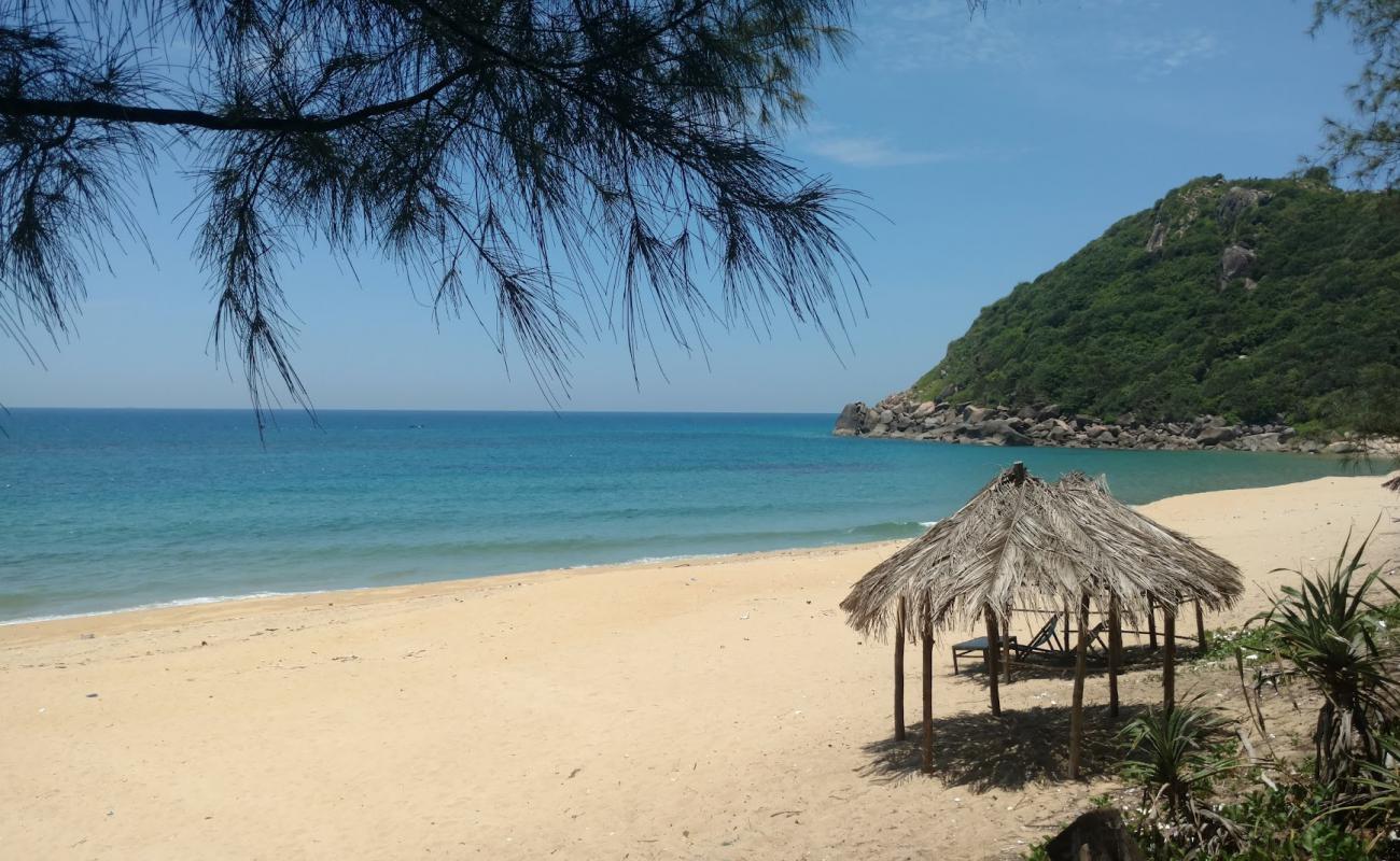 Photo de Sa Huynh Beach avec sable beige de surface
