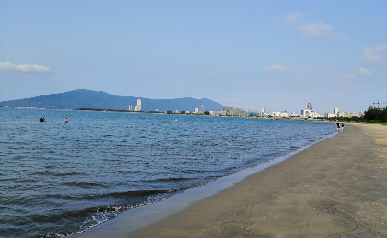 Photo de Thanh Khe Beach avec sable fin et lumineux de surface