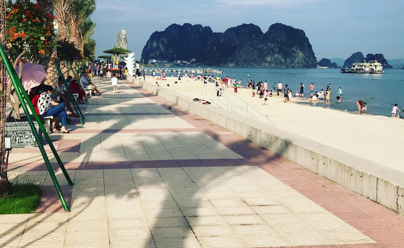 Photo de Green Dragon beach avec sable beige de surface