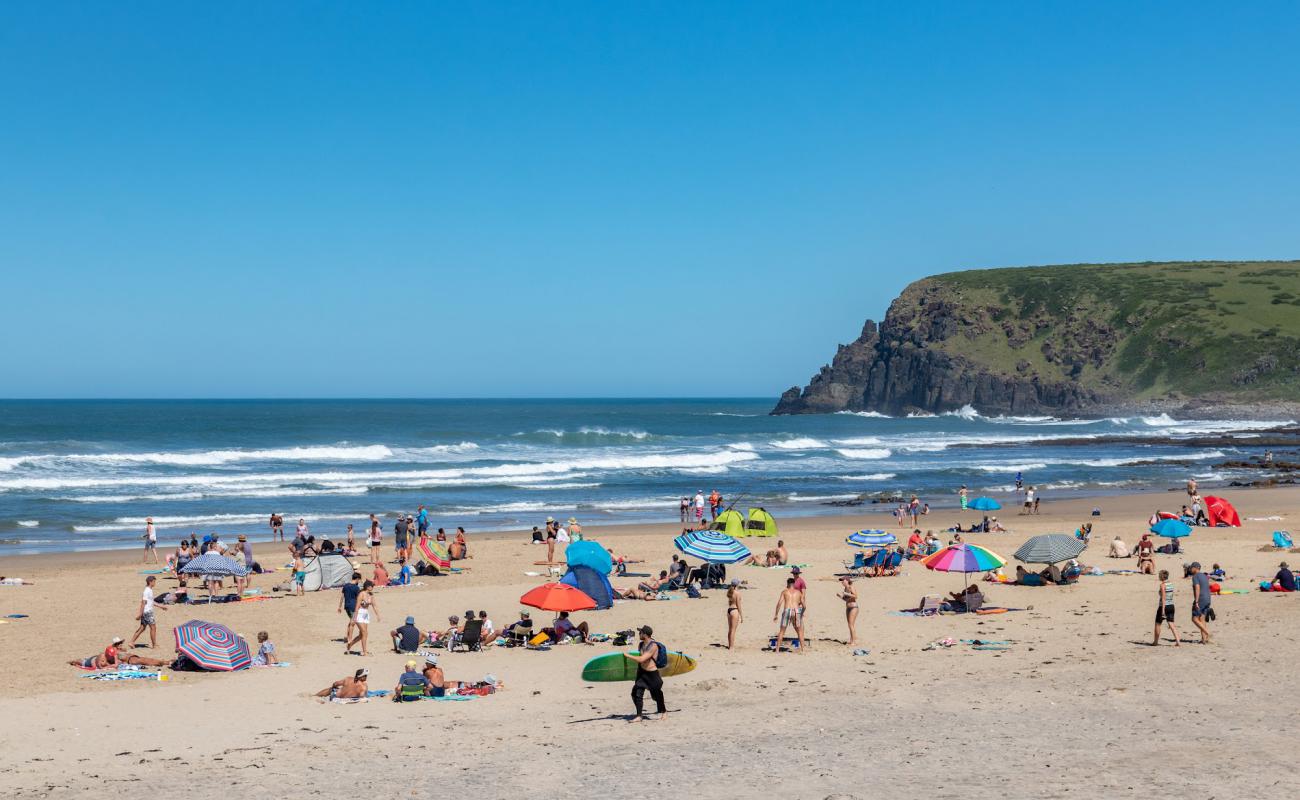 Photo de Morgan beach avec sable beige de surface