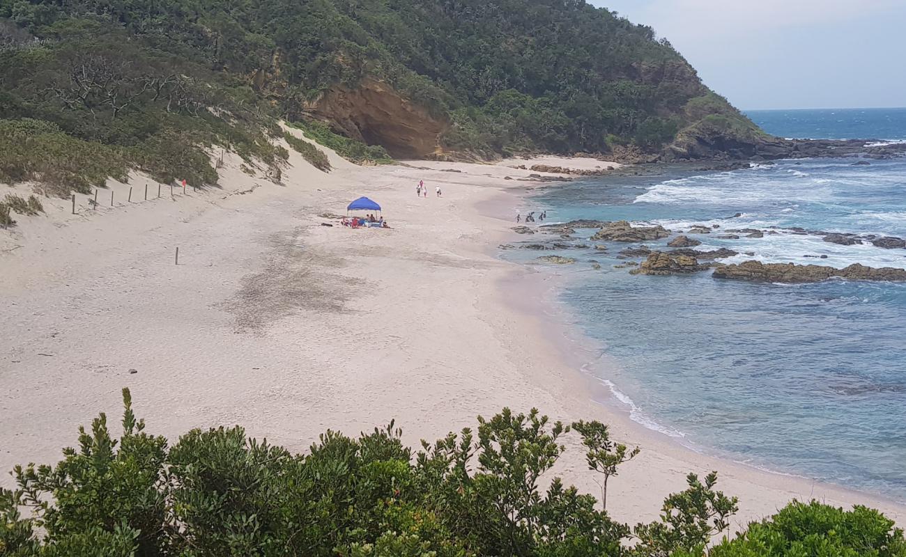 Photo de Umngazana beach II avec sable brillant et rochers de surface