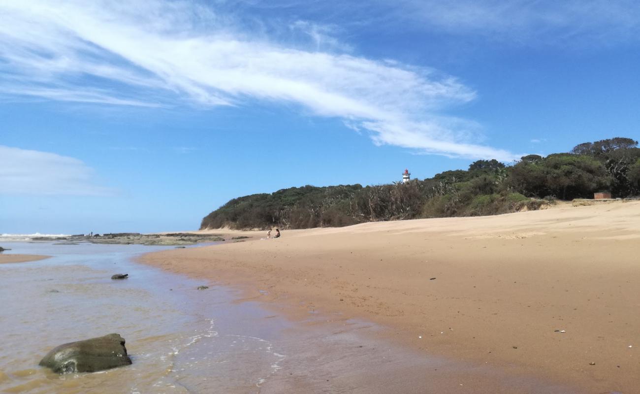 Photo de Tugela beach avec sable lumineux de surface