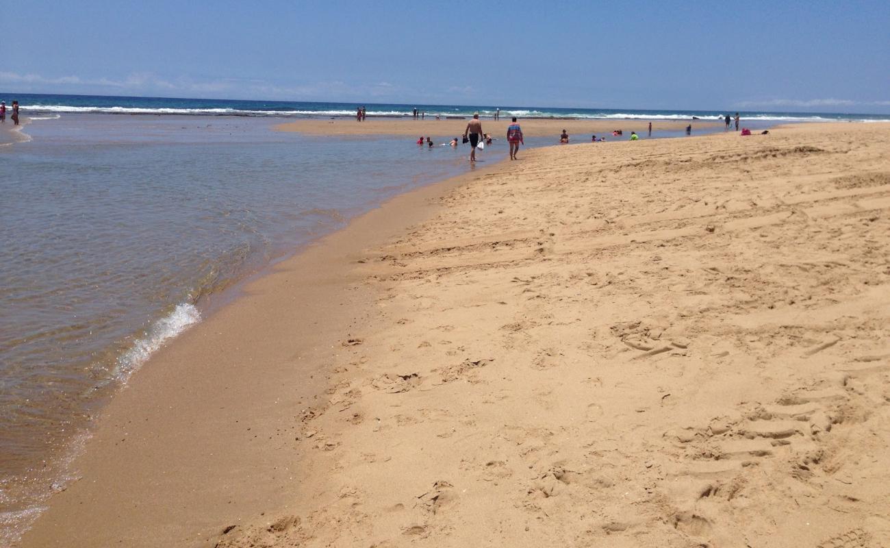 Photo de Cape Vidal beach avec sable beige fin de surface