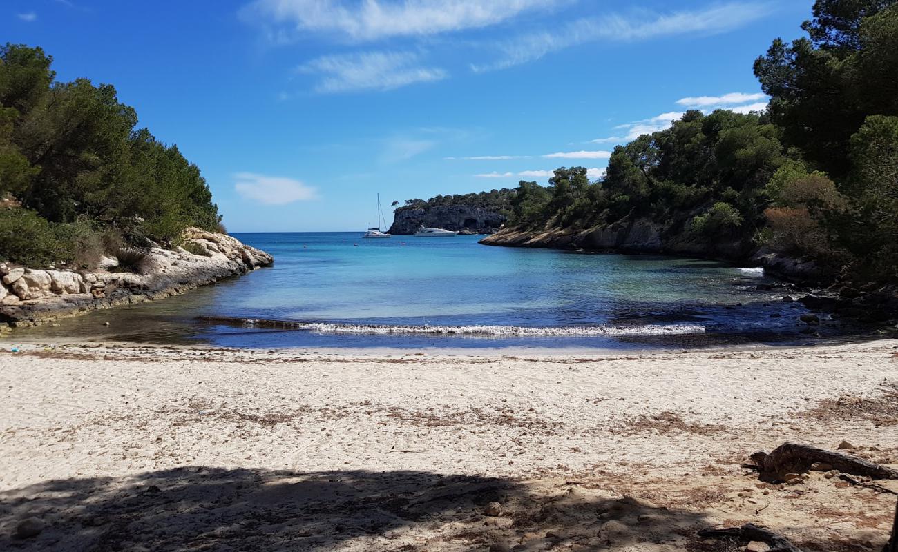 Photo de Calo dels Reis avec sable fin et lumineux de surface