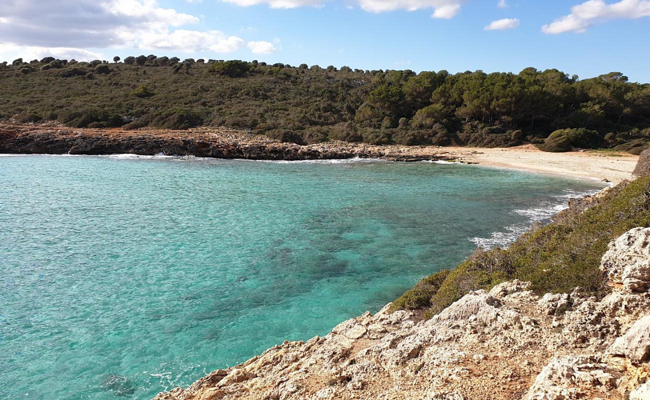 Photo de Cala Varques avec sable fin et lumineux de surface