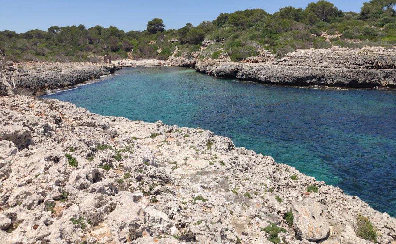 Photo de Cala Brafi avec sable beige de surface