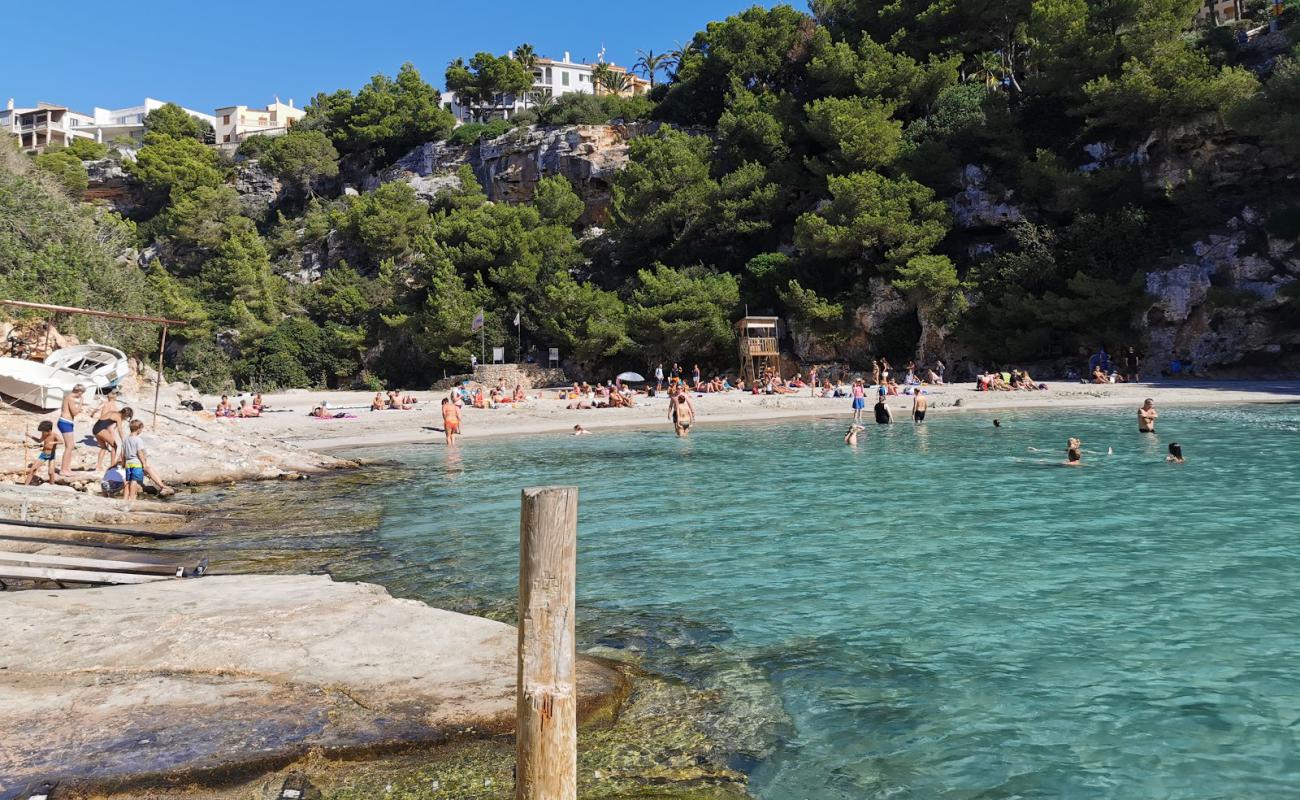 Photo de Plage de Cala Pi avec sable fin blanc de surface