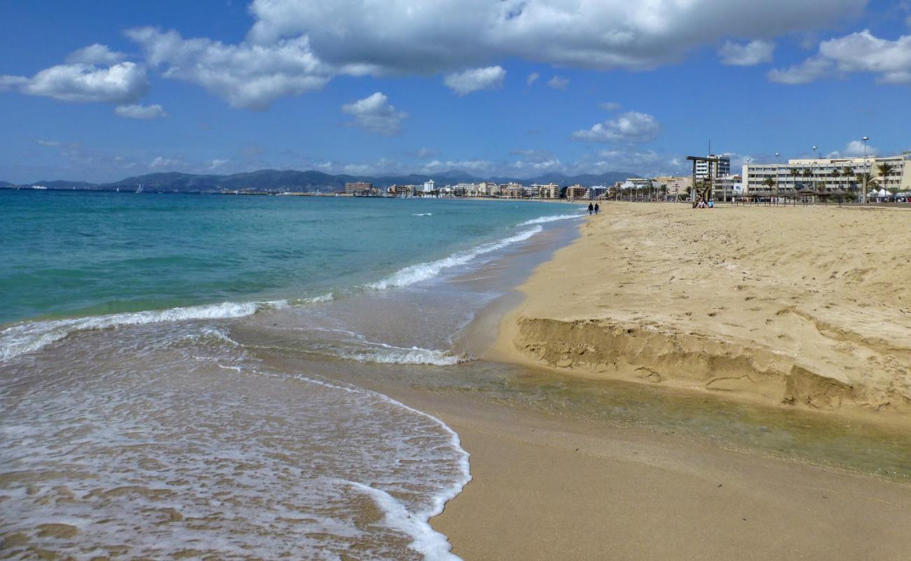 Photo de Playa de Palma II avec sable beige fin de surface