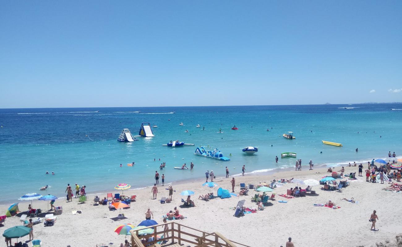 Photo de Plage de Glea avec sable lumineux de surface