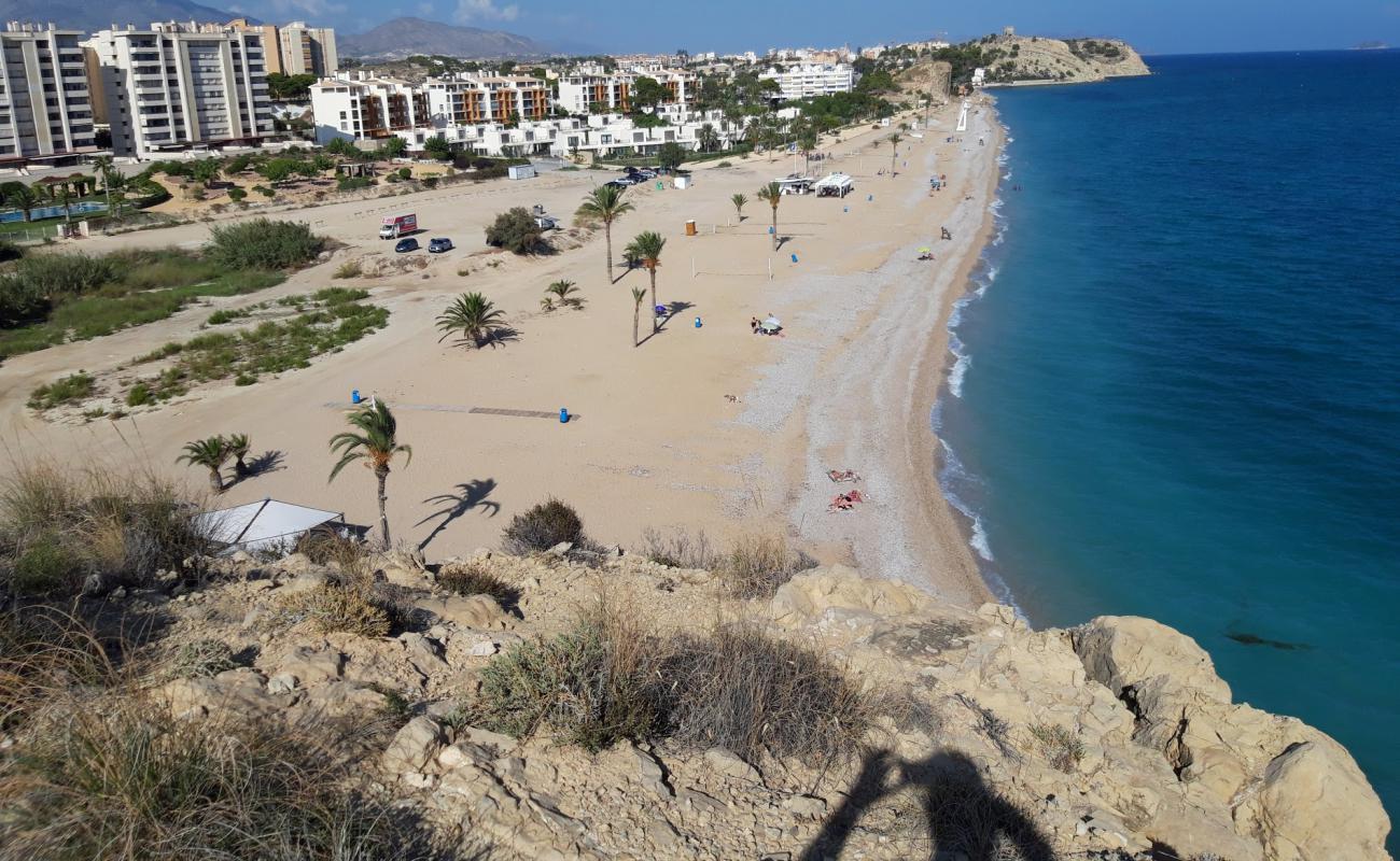 Photo de Playa el Paraiso avec caillou fin clair de surface