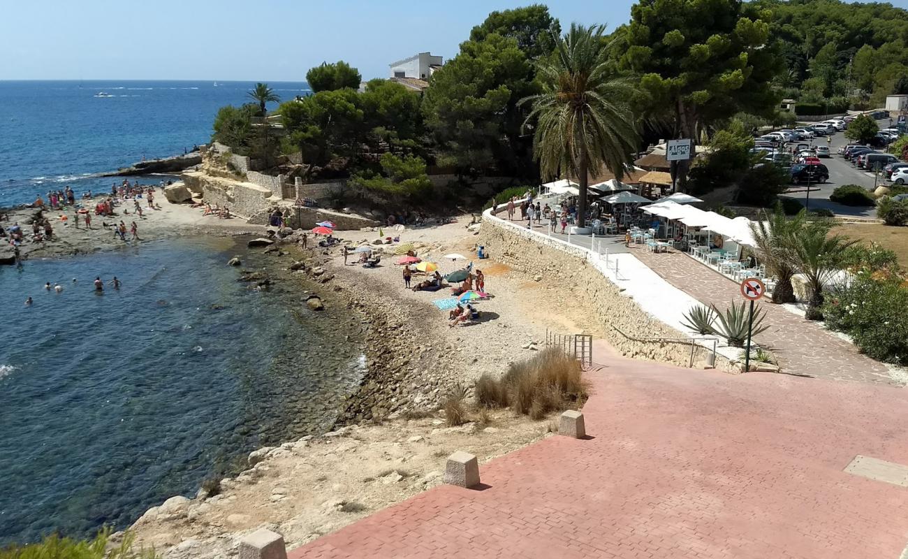 Photo de Cala l'Andrago avec galets gris de surface
