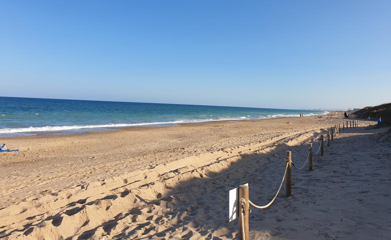 Photo de Platja del Saler avec sable lumineux de surface