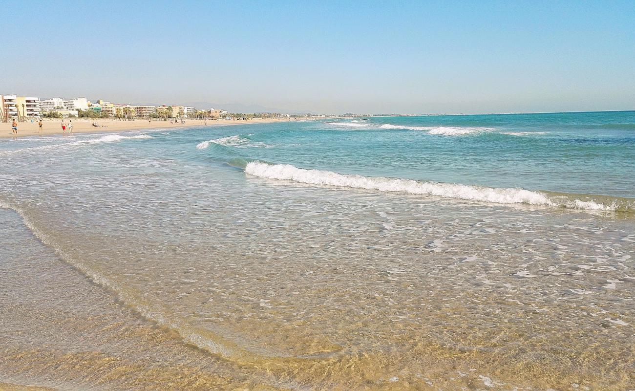 Photo de Canet Playa avec sable fin brun de surface