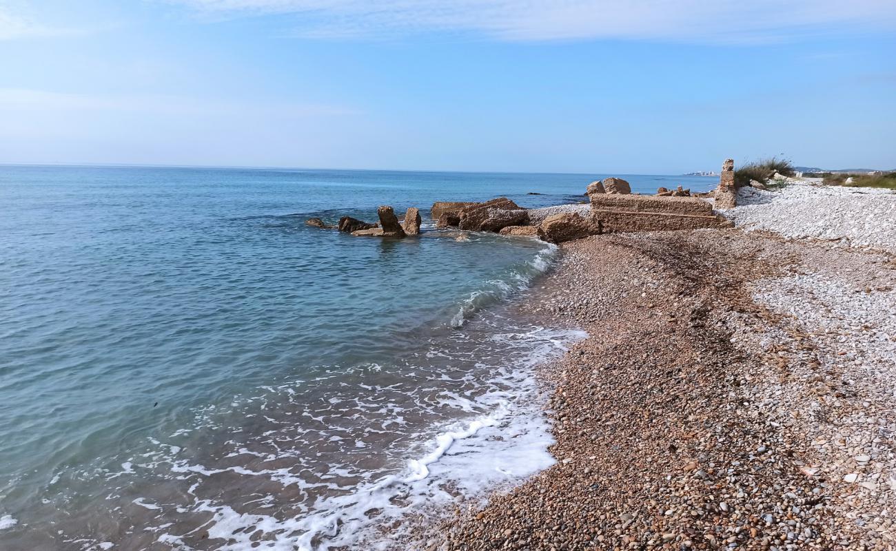 Photo de Playa de Cudola avec caillou gris de surface