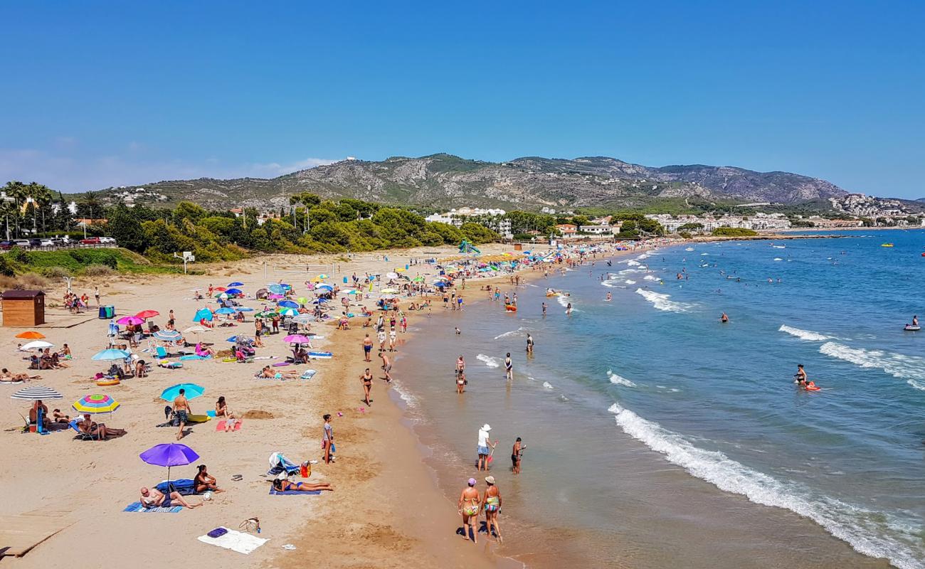 Photo de Plage Romaine avec sable brun de surface