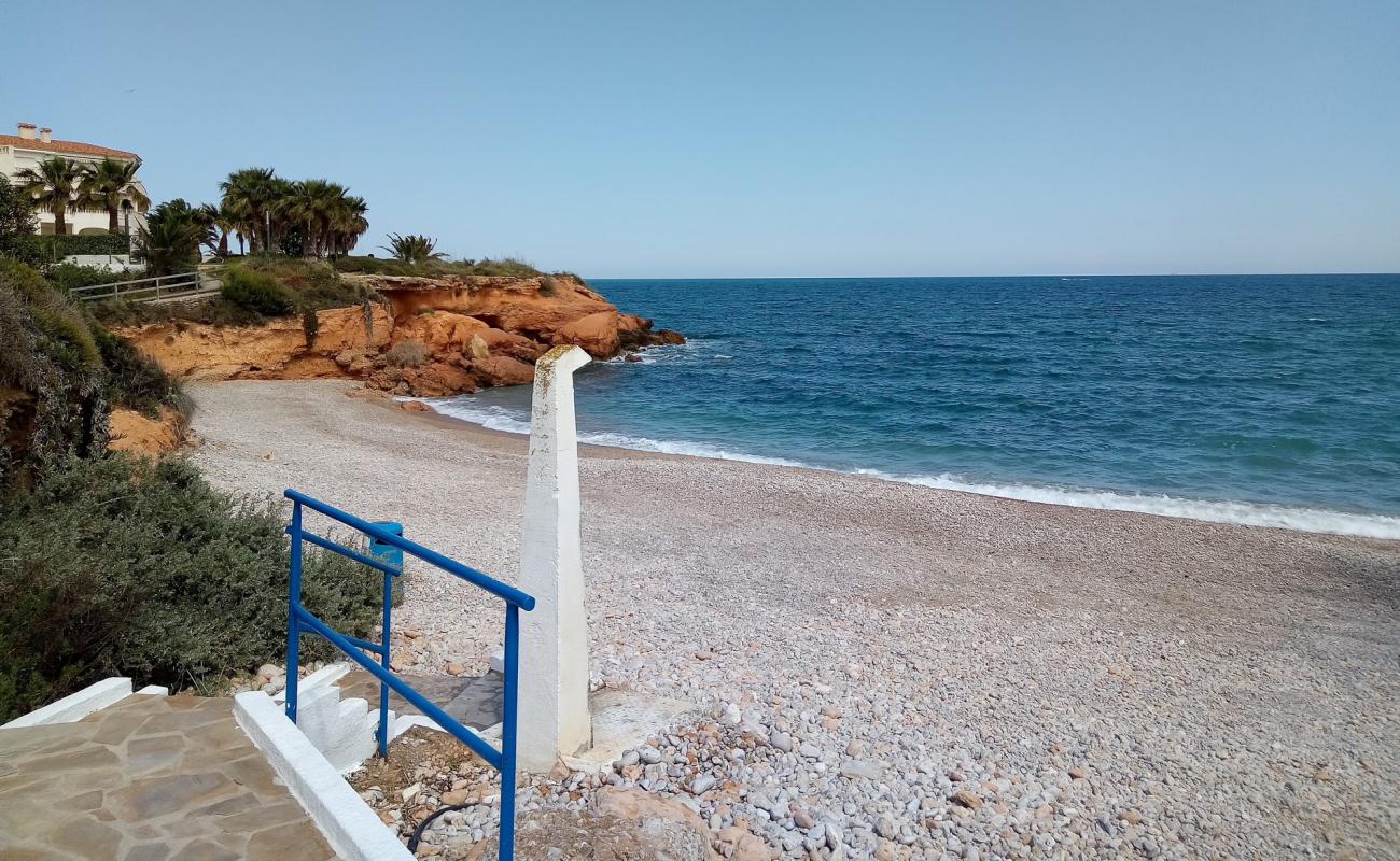 Photo de Cala del Saldonar avec caillou fin gris de surface