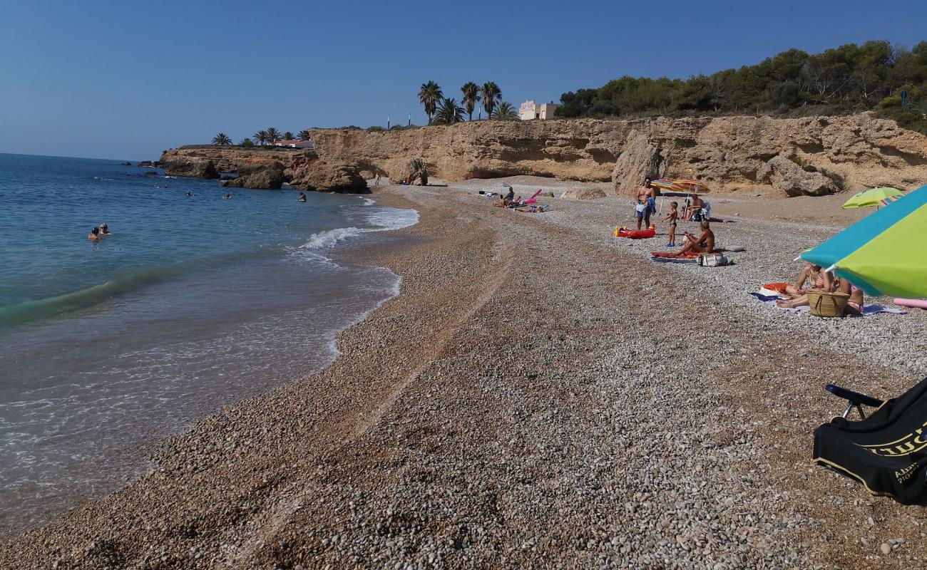 Photo de Cala del Pinar avec caillou fin gris de surface