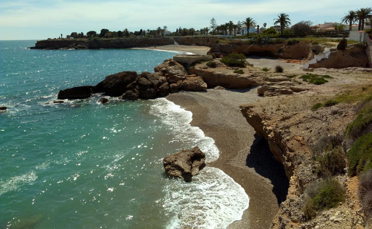 Photo de Platja del Triador II avec caillou fin gris de surface